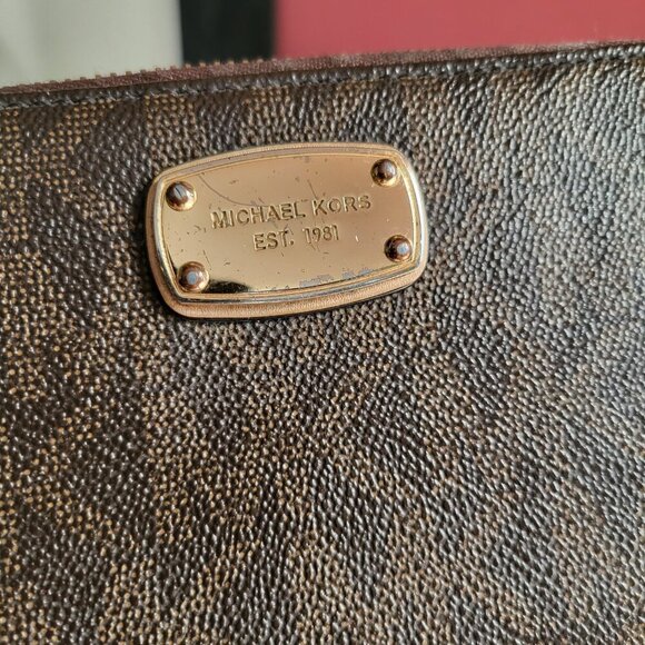 MICHAEL KORS JET SET WALLET CLUTCH CLASSIC STYLE - Picture 3 of 9